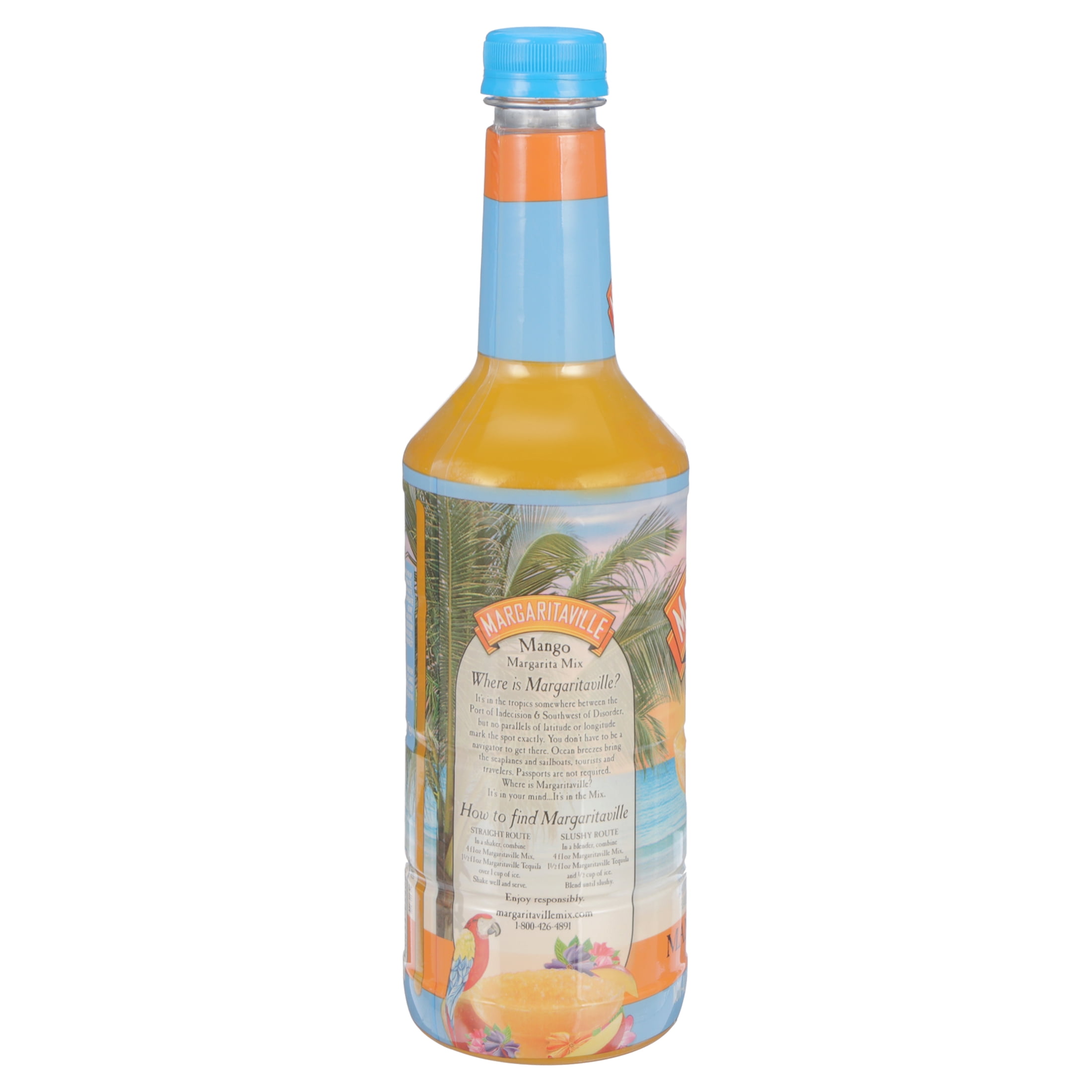 Margaritaville Mango Margarita Mix, 1 L Bottle, 6 Count