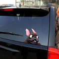 thumbnail image 2 of 2PCS Black Car Sticker 22 * ​​16cm, 3D Car Stickers Dog Car Sticker Rear Window Sticker French Bulldog Self-Adhesive Hood Decals Door Wall Sticker, 2 of 5