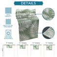 thumbnail image 6 of Palm Leaves Sage Green Table Runner 108 Inches, Summer Botanical Coastal Tropical Bed Runner Dresser Scarves Tabletop for Indoor Outdoor Parties/Ceremony/Banquet, 13"x 108", 6 of 9