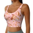 thumbnail image 2 of Balery Pink Cockatoo Birds Sujetadores deportivos con espalda cruzada para mujer, acolchados, sin costuras, de alto impacto, ideales para yoga, gimnasio, entrenamiento y fitness.-Large, 2 of 8