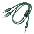thumbnail image 1 of 3.5mm Aux Cable Adapter, HiFi Stereo Sound Anti Interference 3.5mm Y Splitter Cable  for MP3 Player, 1 of 7