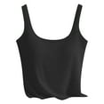 thumbnail image 3 of SHITINN Shelf Bra Camisoles Adjustable Spaghetti Strap Tank Tops Basic Layer 3x Top 3x Tops for Women plus Size Baseball for Women 4th Top Women Active Loose Tops for Women Camisoles Women 80s Tops, 3 of 3