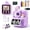 Purple, variant on OEKE Kids Instant Print Camera with 1080P HD Video, 2.4" Screen & 32GB SD Card, Color Printing Toy Camera with Lanyard & Pens, Birthday Gifts for Girls Age 3-12, Green
