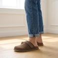 thumbnail image 6 of Cushionaire Boulder Genuine Leather Clogs for Women, Slingback Slip On Shoes with Adjustable Swivel Back Strap and Memory Foam Footbed, 6 of 20