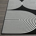 thumbnail image 6 of Loomaknoti Tecopa Milburm 2' x 7' Black Geometric Outdoor Runner Rug, 6 of 9