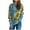 Blue, variant on WRKEKC Women's Sunflower Jacquard Crewneck Knit Pullover Sweater Long Sleeve Casual Retro Floral Pattern Cozy Tops Unique Style