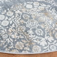 thumbnail image 3 of SAFAVIEH Martha Stewart Isabella Willoughby Floral Area Rug, Silver/Ivory, 6'7" x 6'7" Round, 3 of 11