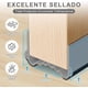 thumbnail image 3 of Guardapolvo para Puerta, Burlete y Cubre Polvo para Puerta, Fácil Instalación, Silicón Premium para Puertas Interiores/Exteriores, Ideal para Hogares y Oficinas (Gris), 3 of 4