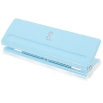 Worgeous  Fasteners Stationery Paper Hole Punch Notebook Puncher Six-holes