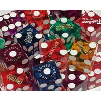 Genuine Table-Played Las Vegas / Nevada Casino Dice (2 Pairs) with Storage Pouch Bundle