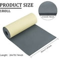 thumbnail image 2 of Adhesive EVA Foam Sheets For Art Supplies Paper Scrapbooking Cosplay Halloween Foamie Crafts Gray 300x4mm about 2m/roll, 2 of 7