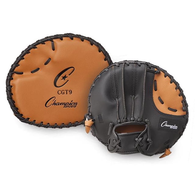 Champion Sports CGT9 Infielder Trainer Mitt, Brown & Black
