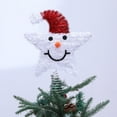 thumbnail image 4 of Christmas Tree Topper Star – 11.8" Iron Five-Pointed Tree Top Decoration – Cute Snowman Tree Top for Holiday Christmas Home Decor, 4 of 5