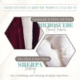 thumbnail image 3 of Elegant Comfort Throw Blanket, Reversible Sherpa Flannel, Ultra-Soft, Fuzzy, Plush- All season Lightweight Decorative Throw, 50 x 60 inches, Solid Sherpa Throw, Burgundy, 3 of 5