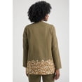 thumbnail image 2 of Jessica London Women's Plus Size Embroidered Denim Topper, 2 of 6