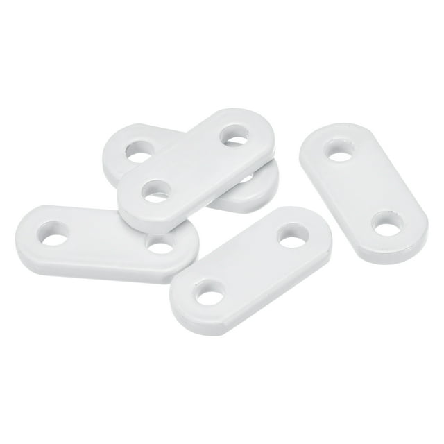 Unique Bargains Poids de Rideau (17g), Poids en Fer pour Rideaux Drapeaux Nappe, Blanc, 10Pack