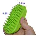 thumbnail image 3 of Silicone Dog Shampoo Brush, Easy Clean Dog Bath Brush (2 Pack), 3 of 5