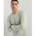 thumbnail image 6 of Hanes Long Sleeve T-Shirt Originals Men's Cotton Crewneck Lightweight US Cotton, 6 of 7