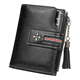 thumbnail image 1 of Cartera De Piel Malubero Diseño De Borlas Negro Malu1874, 1 of 3
