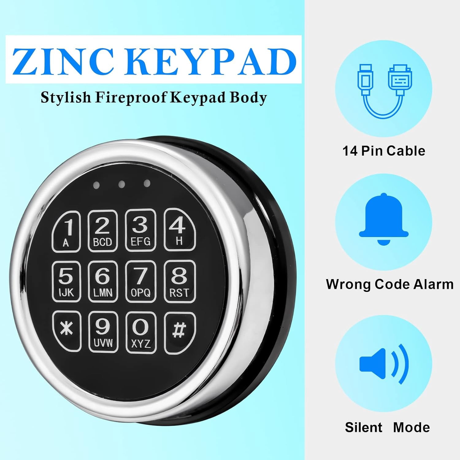 Wah Lin Parts Replacement Lock for Gun Safe
