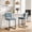 Blue-24''Counter Bar Stools, variant on ONEVOG 24''H Counter Height Bar Stools Set of 2, Morden Counter Bar Stools with Velvet and Black Metal Legs, Upholstered Bar Stool For Kitchen Island, Oliver Green