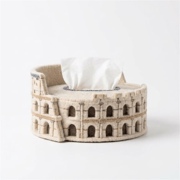 Bwiyojiz Home Decor Tissue Box Handcrafted Classical Boxs Modern Tissues Cover for Buffs, Gifts for Sister, White