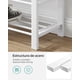 thumbnail image 2 of Banco Zapatero de 3 Niveles, Organizador de Zapatos con Asiento, Entrada, Pasillo, 31 x 81 x 49 cm, Blanco y Gris, 2 of 8