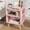 Pink, variant on Aenuert Night Stand, Pink Kids Nightstand, Modern End Table with Open Storage, 2-Tier Nursery Bedside Table for Small Space, Living Room, Bedroom C104