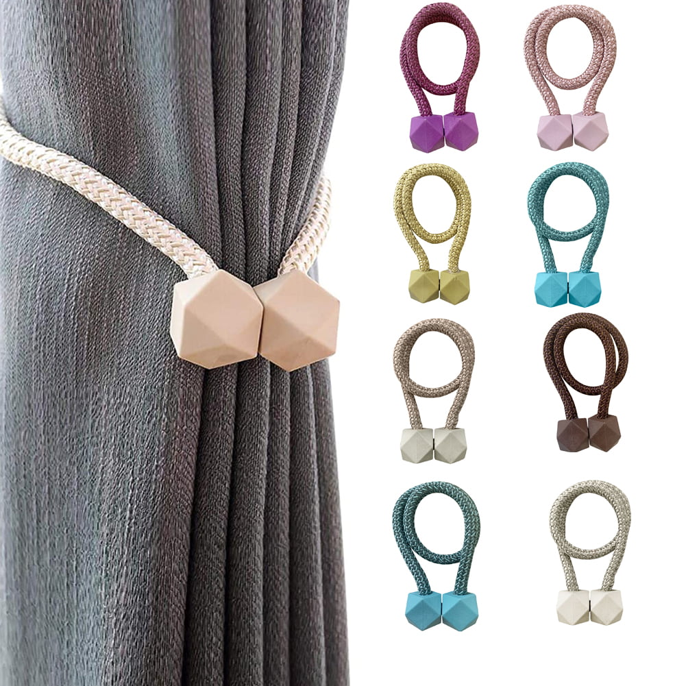Curtain Tieback Multifaceted Ball Magnetic Curtains Buckle Holdbacks 