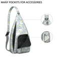 thumbnail image 2 of Vintage Tribal Elephant Chest Bag - Floral Paisley Crossbody Sling (Organized Multi-Pocket, Durable & Tear-Resistant), 2 of 4