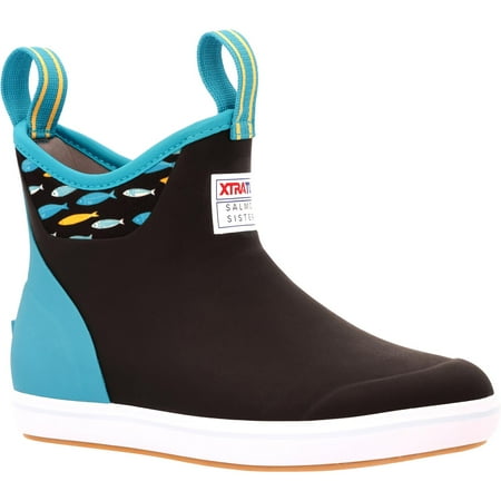 

Women s Salmon Sisters 6 in Ankle Deck Boot Size 7(M)