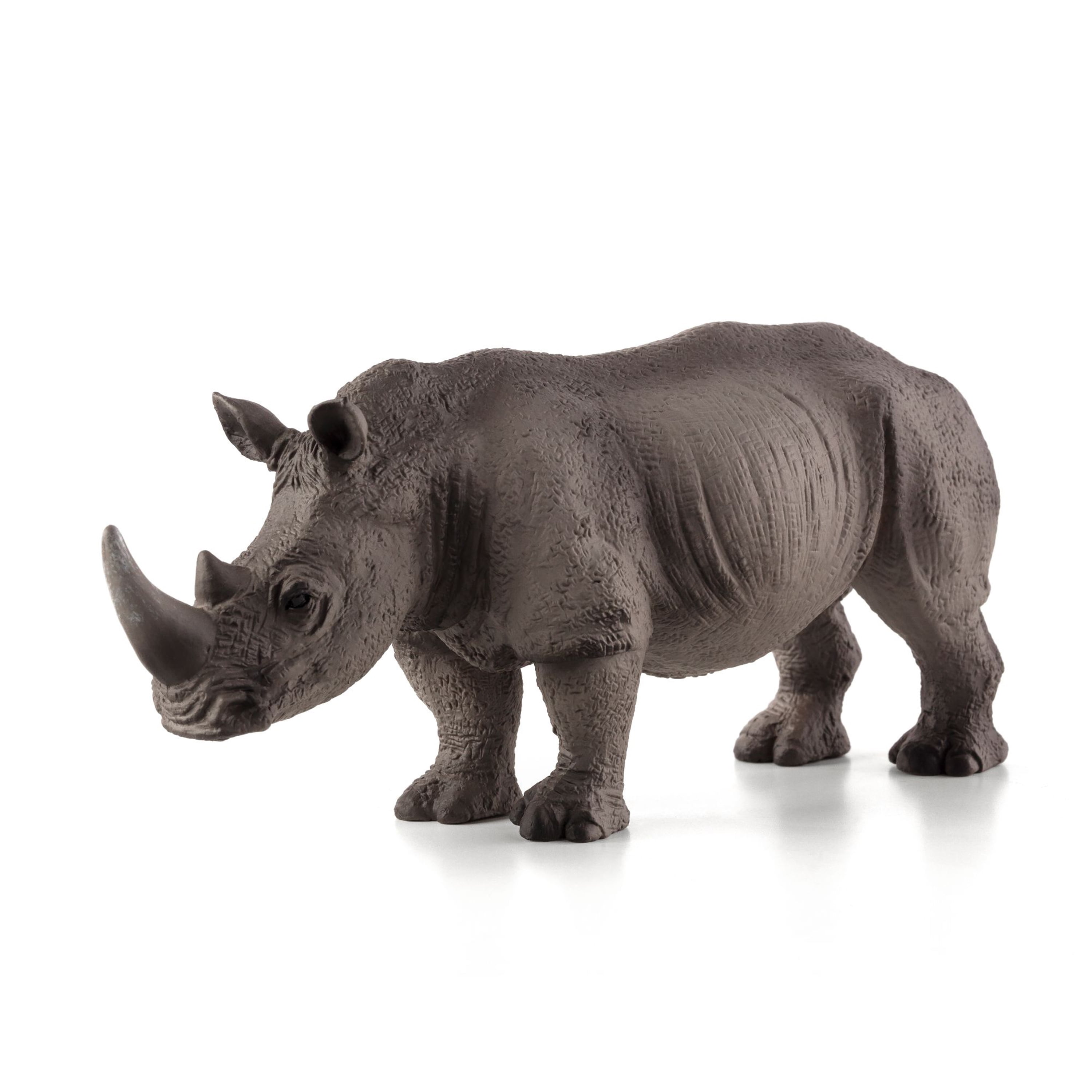 MOJO Realistic International Wildlife Figurine, White Rhinoceros