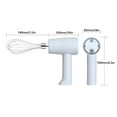 thumbnail image 2 of BE-TOOL Mini Household Wireless Electric Egg Beater Rechargeable Handheld Egg-Whisk 1200mAh White, 2 of 8