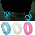 thumbnail image 4 of Tnobhg 8 Pcs Luggage Wheel Covers Wear-resistant Thick Reduce Noise Caster Protection Prevent Scratches Non-slip Luggage Caster Protective Covers Wheel Protectors Luggage Wheel Accessory, 4 of 8