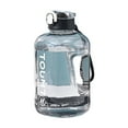 thumbnail image 2 of Large Capacity Water Bottle | 1600ml & 2200ml Sports Fitness Bottle | BPA-Free Plastic with Handle | Wide Mouth Flip-Top Lid | Temperature Resistant, 2 of 7