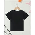 thumbnail image 2 of Girls' " Watch Out Pre-K Here I Come" First Day Of Pre-K T-Shirt - Black Cotton Short Sleeve Crew Neck Tee With Playful Lettering & Stars, Back To School Youth Top, Back-To-School Gifts, 2 of 6