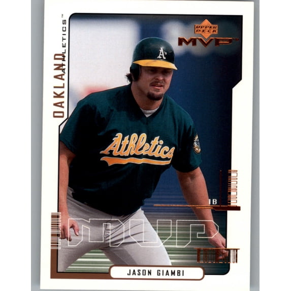 2000 Upper Deck MVP #16 Jason Giambi MLB Baseball Trading Card