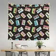 thumbnail image 2 of Sikiie Colorful Retro Tape tapestry wall hanging home decor for bedrooms, living rooms, dorms 60x51in, 2 of 6