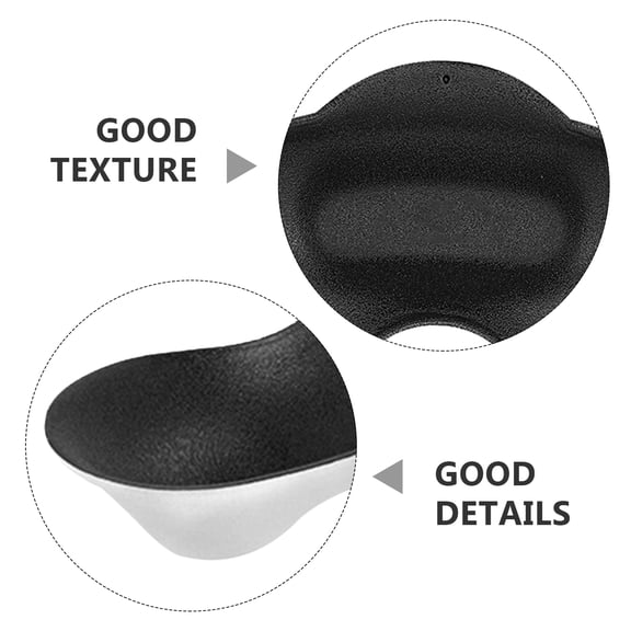 MEIBUTYUP Black PVC Neck Tray for Salon Hairdressing, Convenient Hair Styling and Perming Tool, 12 x 8 Inches Plastic