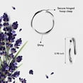 thumbnail image 5 of Shop LC Earrings Women Jewelry Tube Hoop Cute Stainless Steel Birthday Gifts, 5 of 12