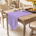 thumbnail image 2 of Minimalist Solid Color Table Runner 90 Inches Long Pure Lavender Purple Simple Table Runners for Dining Room Tabletop Dresser Scarf Home Party Banquet Wedding Holiday Decoration, 2 of 9