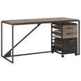 thumbnail image 1 of Bush Furniture Refinery 62" Industrial Writing Desk with Mobile File Cabinet, 1 of 6