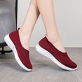 thumbnail image 3 of GUOBIOZIY Womens Non Slip Running Shoes Athletic Tennis Sneakers Sports Walking Shoes Womens Running Shoes(Red,7.5), 3 of 6