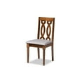 thumbnail image 2 of Pia Modern and Contemporary Grey Fabric Upholstered and  Wood 5-Piece Dining Set, 2 of 5