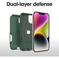 thumbnail image 3 of OtterBox Étui Commuter Series pour iPhone 14 et iPhone 13, Vert, 3 of 6