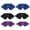 Purple, Black, Blue, variant on COREBAY 3D Ergonomic Total Blackout Sleep Mask – Side Sleeper-Friendly, Pressure-Free Eye Cups, Soft Breathable Memory Foam with Adjustable Ear-Friendly Strap（Black）