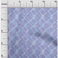 thumbnail image 1 of oneOone Cotton Cambric Bluish Violet Fabric Check Fabric For Sewing Printed Craft Fabric By The Yard 56 Inch Wide, 1 of 4