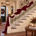 thumbnail image 3 of Christmas Burgundy Velvet Bows Giant Pre-Tied Vintage Christmas Tree Bows for Wedding Holiday Tree Topper Window Wall Mantle, 3 of 6