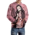 thumbnail image 5 of Kamado Nezuko Unisex Sweatshirts Loose Pullover Sweater Hooded Hoodie 3D Printing Jacket Winter Fall Clothes 4XL, 5 of 7