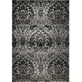 thumbnail image 2 of Orian Rugs Plush Pile Damask Norfolk Gray Area Rug (5'3" x 7'6"), 2 of 8